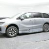 Silver Honda Odyssey with BraunAbility Side Entry Automatic In Floor conversion