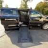 Black Chrysler Pacifica with BraunAbility Side Entry Automatic Fold Out conversion