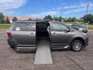 Grey Toyota Sienna with Vantage Mobility Side Entry Automatic In Floor conversion