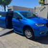 Blue Chrysler Pacifica with BraunAbility Side Entry Automatic In Floor conversion