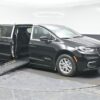 Black Chrysler Pacifica with BraunAbility Side Entry Automatic Fold Out conversion