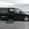 Black Chrysler Voyager with BraunAbility Side Entry Automatic Fold Out conversion