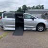 Silver Chrysler Voyager with Vantage Mobility Side Entry Automatic In Floor conversion