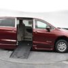 Red Chrysler Voyager with BraunAbility Side Entry Automatic Fold Out conversion