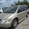 Gold Chrysler Town and Country with Vantage Mobility Side Entry Automatic In Floor conversion