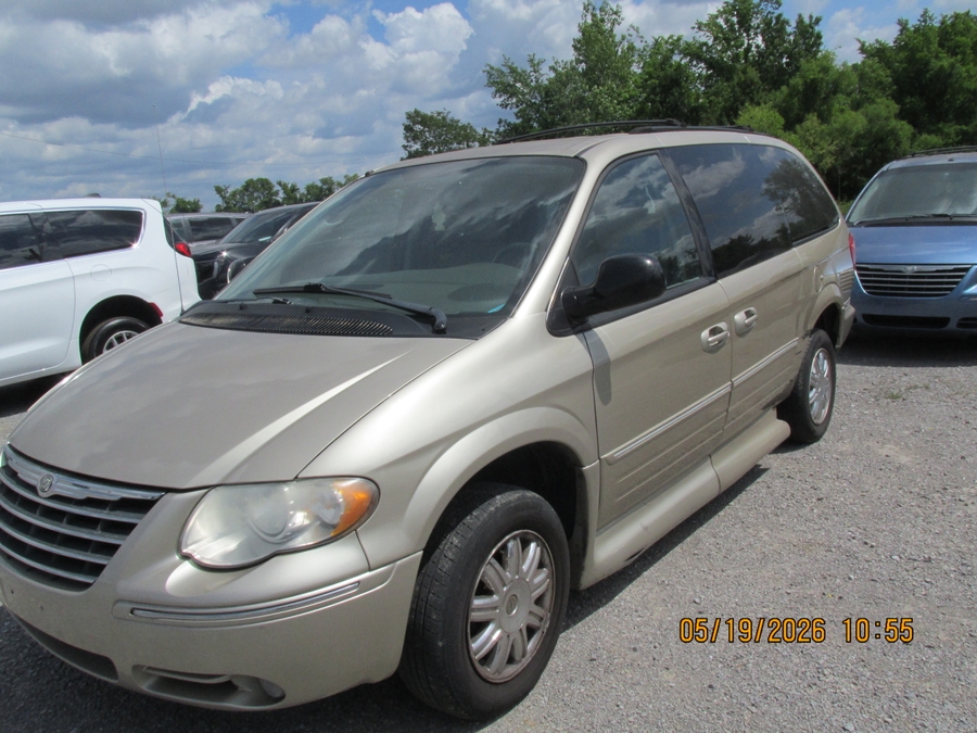 Gold Chrysler Town and Country with Vantage Mobility Side Entry Automatic In Floor conversion