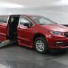 Red Chrysler Pacifica with BraunAbility Side Entry Automatic Fold Out conversion
