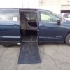 Blue Chrysler Pacifica with Driverge Side Entry Automatic Fold Out conversion