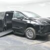 Black Toyota Sienna with BraunAbility Side Entry Automatic In Floor conversion