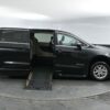 Black Chrysler Voyager with BraunAbility Side Entry Automatic Fold Out conversion