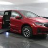 Red Honda Odyssey with BraunAbility Side Entry Automatic In Floor conversion