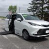 White Toyota Sienna with Vantage Mobility Side Entry Automatic In Floor conversion