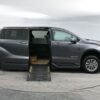 Magnetic Gray Toyota Sienna with BraunAbility Side Entry Automatic Fold Out conversion