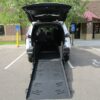 White Toyota Sienna with Vantage Mobility Rear Entry Manual Fold Out conversion