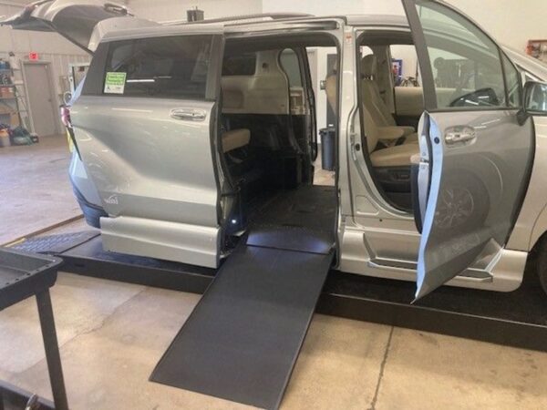 Silver Toyota Sienna with Vantage Mobility Side Entry Automatic In Floor conversion