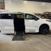 White Toyota Sienna with BraunAbility Side Entry Automatic Fold Out conversion