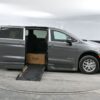 Grey Chrysler Pacifica with BraunAbility Side Entry Automatic Fold Out conversion