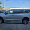 Silver Chrysler Pacifica with BraunAbility Side Entry Automatic Fold Out conversion