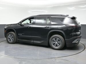 Black Chevrolet Traverse with BraunAbility Side Entry Automatic In Floor conversion