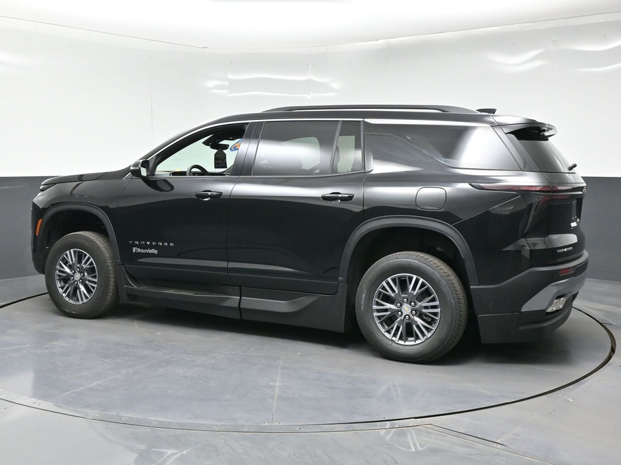 Black Chevrolet Traverse with BraunAbility Side Entry Automatic In Floor conversion