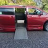 Red Toyota Sienna with Vantage Mobility Side Entry Automatic In Floor conversion