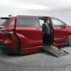 Red Toyota Sienna with BraunAbility Side Entry Automatic In Floor conversion