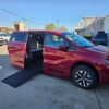 Red Honda Odyssey with BraunAbility Side Entry Automatic In Floor conversion
