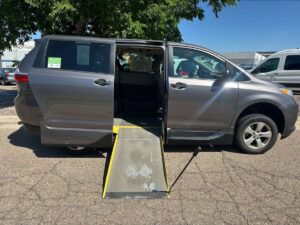 Grey Toyota Sienna with Vantage Mobility Side Entry Manual In Floor conversion