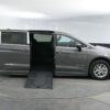 Grey Chrysler Pacifica with BraunAbility Side Entry Automatic Fold Out conversion
