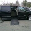 Black Dodge Grand Caravan with BraunAbility Side Entry Automatic Fold Out conversion