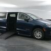 Blue Chrysler Pacifica with BraunAbility Side Entry Automatic Fold Out conversion
