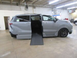 Grey Toyota Sienna with Vantage Mobility Side Entry Automatic In Floor conversion