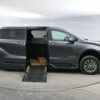 Grey Toyota Sienna with BraunAbility Side Entry Automatic Fold Out conversion