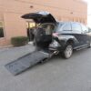 Black Toyota Sienna with Vantage Mobility Rear Entry Manual Fold Out conversion