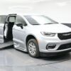 Silver Chrysler Pacifica with BraunAbility Side Entry Automatic In Floor conversion