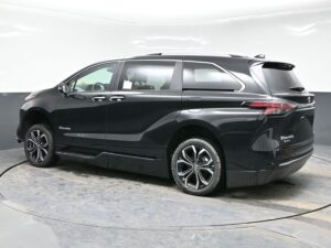 Black Toyota Sienna with BraunAbility Side Entry Automatic In Floor conversion