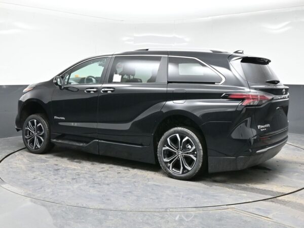 Black Toyota Sienna with BraunAbility Side Entry Automatic In Floor conversion