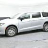 Silver Chrysler Voyager with BraunAbility Rear Entry Manual Fold Out conversion
