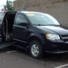 Blue Dodge Grand Caravan with BraunAbility Side Entry Manual Fold Out conversion