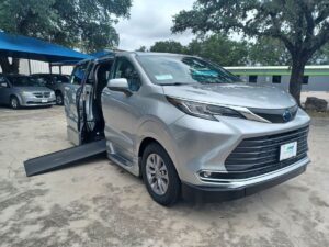 Silver Toyota Sienna with Vantage Mobility Side Entry Automatic In Floor conversion