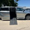 Silver Toyota Sienna with BraunAbility Side Entry Automatic Fold Out conversion