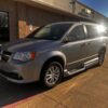 Silver Dodge Grand Caravan with Vantage Mobility Side Entry Automatic In Floor conversion