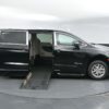 Black Chrysler Pacifica with BraunAbility Side Entry Automatic Fold Out conversion