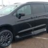 Black Chrysler Pacifica with Vantage Mobility Side Entry Automatic In Floor conversion