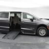 Grey Chrysler Pacifica with BraunAbility Side Entry Automatic Fold Out conversion