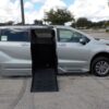 Silver Toyota Sienna with BraunAbility Side Entry Automatic Fold Out conversion