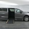 Grey Chrysler Pacifica with BraunAbility Side Entry Automatic In Floor conversion