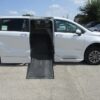 White Toyota Sienna with BraunAbility Side Entry Automatic In Floor conversion