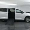 White Chrysler Voyager with BraunAbility Side Entry Manual Fold Out conversion
