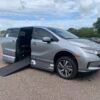 Silver Honda Odyssey with Vantage Mobility Side Entry Automatic In Floor conversion